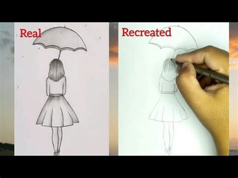 Recreate Sayah Arts most Populer video / Girl with umbrella - YouTube