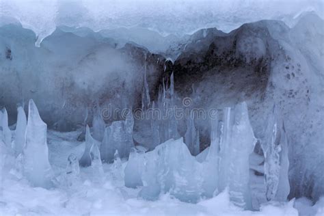 Snow caves of ice. stock image. Image of russia, frozen - 70473943