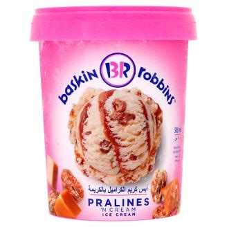 Baskin Robbins Cookies / Pralines 'N Cream Ice Cream 500ml RM8.95 (Save RM26.84) @ Tesco (In ...