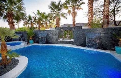 Relaxing and Beautiful Pool Waterfall Ideas