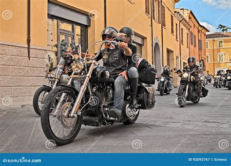 Bikers Riding American Motorcycles Editorial Photography - Image of ...