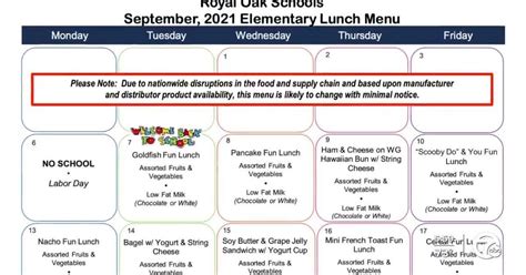 School lunch menu sparks frustration with parents