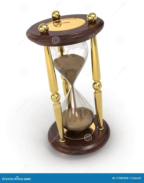 Sand clock stock illustration. Illustration of time, timer - 17385304