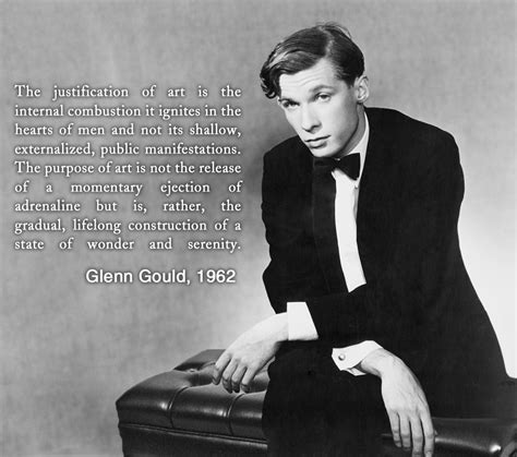 Glenn Gould's perspective on art, 1962 [1016x900] | Music quotes, Jazz music quotes, Classical ...