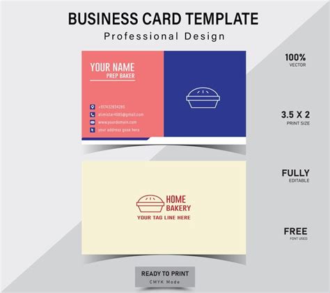 Premium Vector | Professional business card design