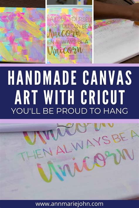 DIY Canvas Art With Cricut | AnnMarie John LLC | A Travel and Lifestyle ...