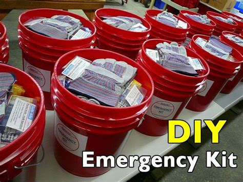 Be Prepared! How to Create a DIY Emergency Kit | Disaster kits, Buckets ...