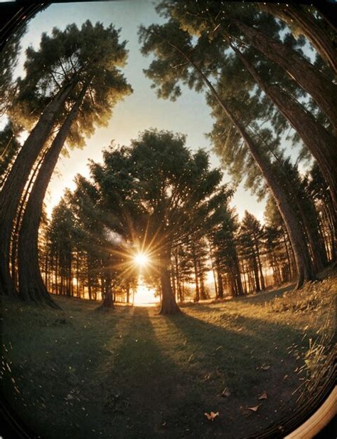 Premium Photo | Forest panorama