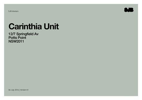 Carinthia Unit by misframed.com - Issuu