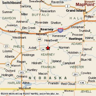 Minden, Nebraska Area Map & More