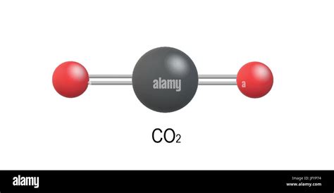 CO2 Carbon dioxide molecule model Stock Vector Image & Art - Alamy