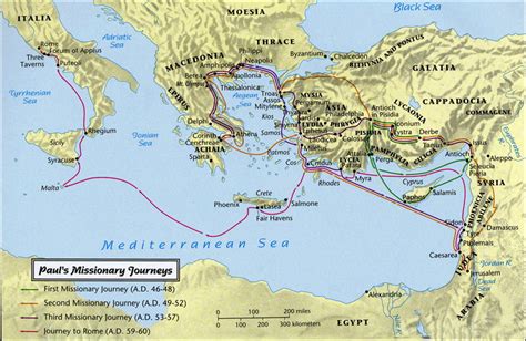 Draw A Map Of Paul First Missionary Journey at Donna Betancourt blog