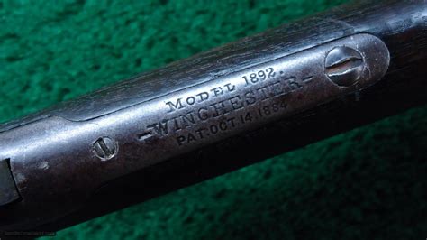 WINCHESTER 1892 RIFLE WITH ANTIQUE SERIAL NUMBER