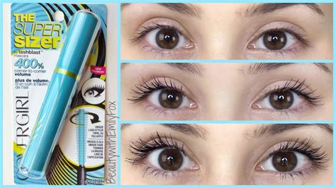 Covergirl The Super Sizer Mascara Review/First Impression 2015 - YouTube