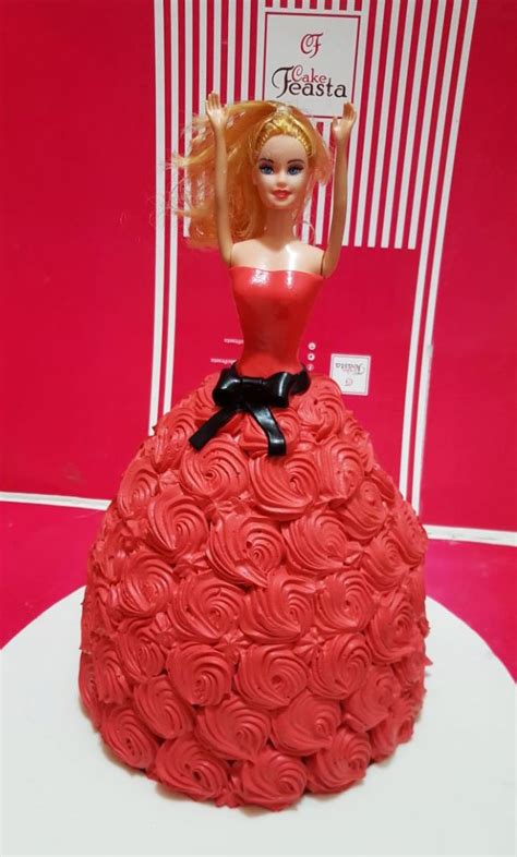 Barbi Girl Birthday Cake - Fondant Cakes in Lahore