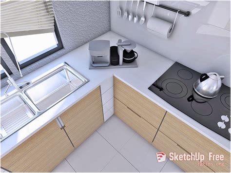 1771 Kitchen Sketchup Model Free Download