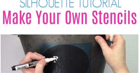 How to Make a Stencil with Silhouette CAMEO or Portrait - Silhouette School