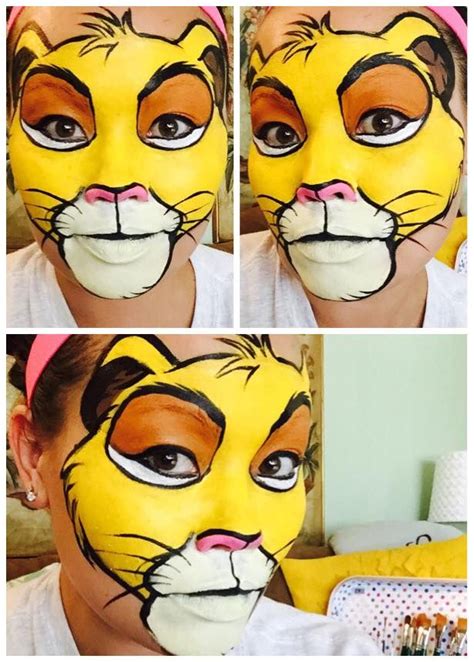 Lion King - Simba face paint | Lion face paint, Face painting easy, Face painting designs