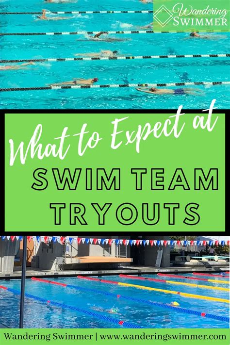 What To Expect at Swim Team Tryouts - Wandering Swimmer