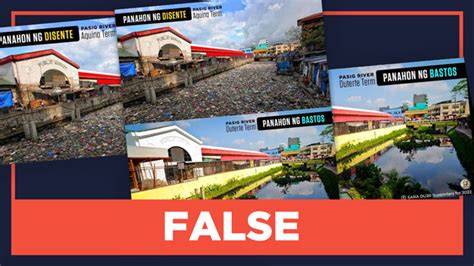 FALSE: Photo shows cleaned up Pasig River during Duterte's term