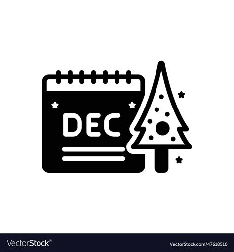 December Royalty Free Vector Image - VectorStock