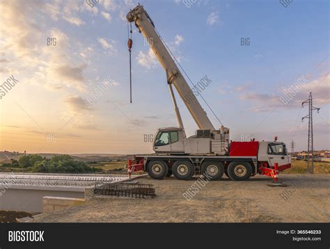 Crane Trucks Image & Photo (Free Trial) | Bigstock