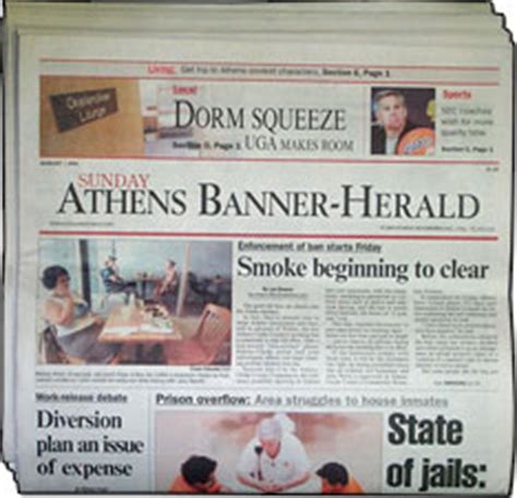 Athens Banner Herald. The Athens Banner Herald is in the Atlanta, GA ...