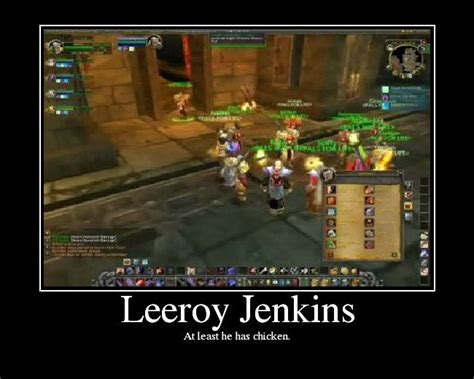 Leeroy Jenkins Meme Discover more interesting Cinema, Film Characters ...