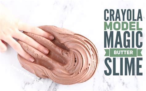 Butter Slime, easy recipe with Crayola Model Magic | How to Slime