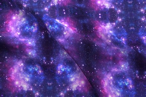 Outer Space Fabric Purple Space Stars By Inspirationz