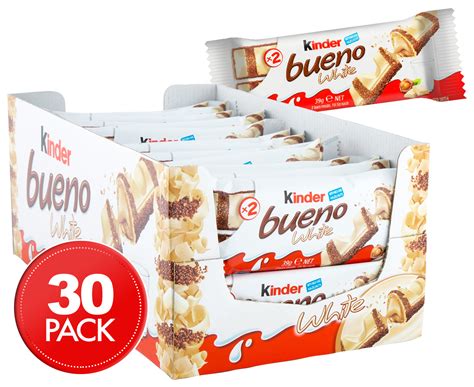 30 x Kinder Bueno White Chocolate Bar 39g | GroceryRun.com.au