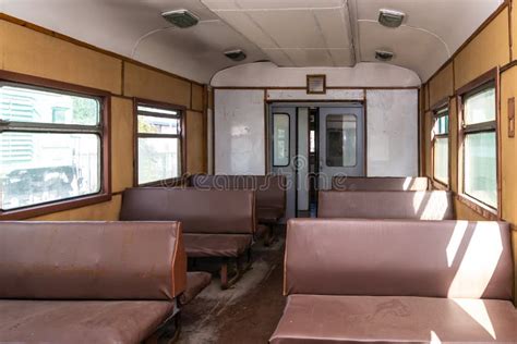 Interior of the Old Railway Passenger Car Stock Image - Image of city, tourism: 142617307