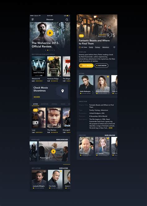 Movie app full view | Movie app, Mobile app design, App interface