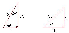 Trigonometric Functions Of 30 45 60 Degrees - Math Is Fun