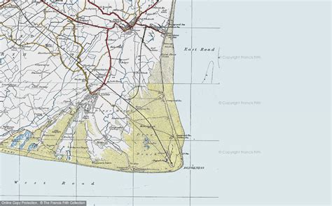 Historic Ordnance Survey Map of Lydd-on-Sea, 1921