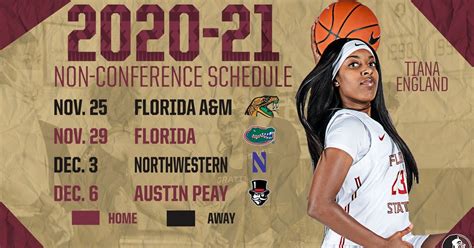 FSU Women’s Basketball announces non-conference games