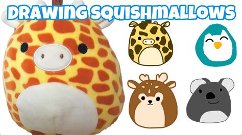 How to Draw Squishmallows | Quick & Easy | Minty Turtle - YouTube