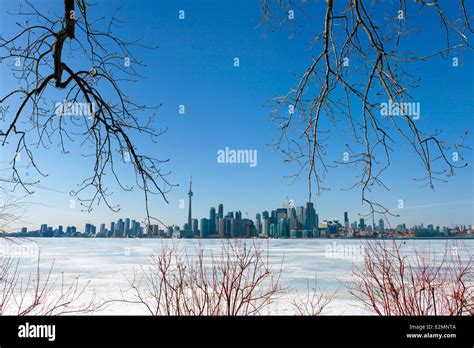 Toronto Skyline in Winter Stock Photo - Alamy