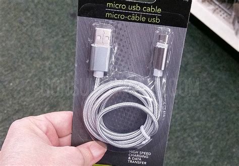 Micro USB Cable For Phone Charging - This Week's Find at Dollar Tree