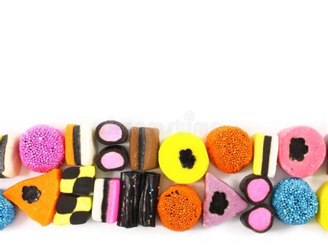 Candy Sweets with Liquorice Stock Image - Image of colorful, sugary ...