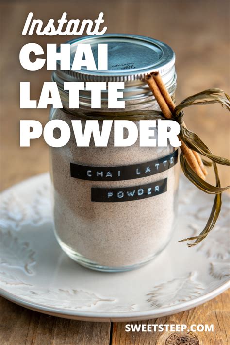 Quick and easy chai tea latte powder recipe that you can make in ...