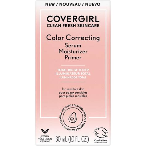 Covergirl Clean Stress-free Am Serum + Moisturizer + Primer Light ...