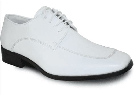 White Leather Shoes For Men