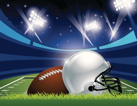 American Football Stadium Stock Illustration - Download Image Now - iStock