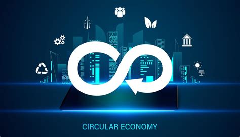 Abstract Circular Economy Symbols and Icons Environment Recycle Clean Energy Government ...