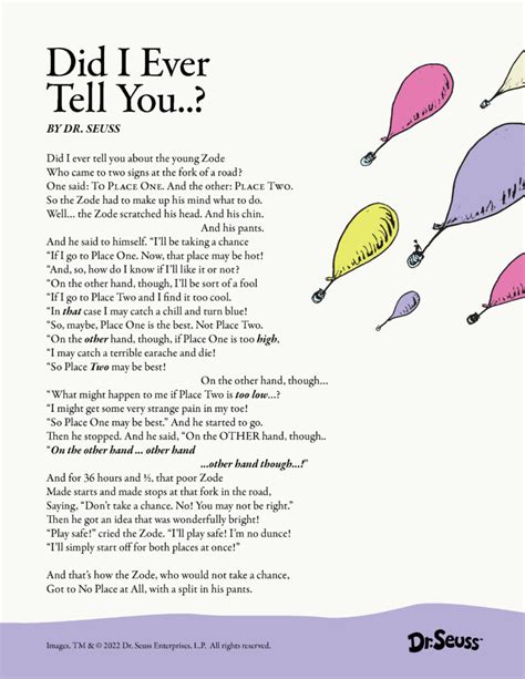 Lost Poems by Dr. Seuss - Seussville