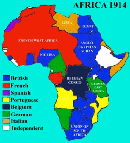 Scramble For Africa timeline | Timetoast timelines