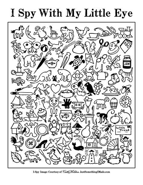 13 Best Images of I Spy Worksheets Free Printables - Printable I Spy Coloring Page, I Spy ...