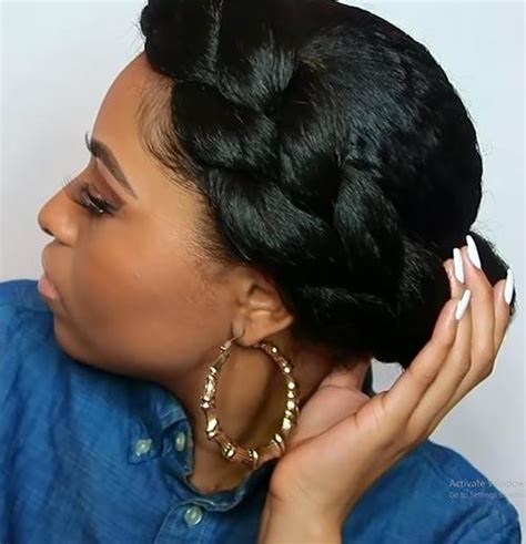 50 Beautiful Crown Braid Hairstyles – Best Crown Braid Black images ...