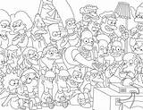 The Simpsons Coloring Pages Simpsons Png Coloring For  sketch template